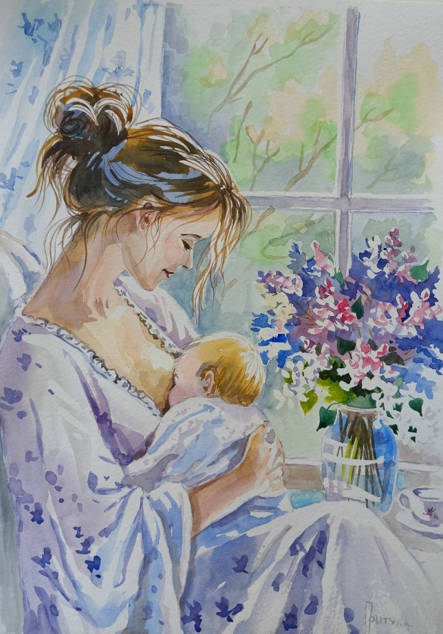 Painting for sale online - Quiet happiness