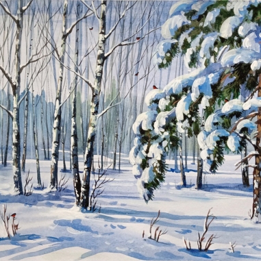 Painting for sale online - Ringing morning
