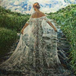 Painting for sale online - The source of the Moscow River