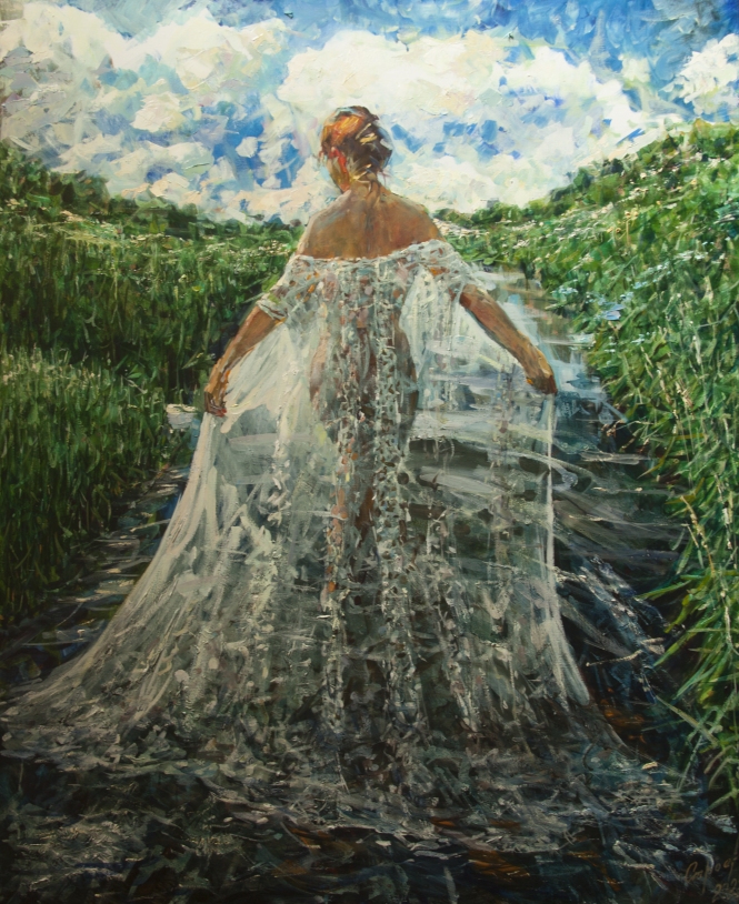 Painting for sale online - The source of the Moscow River