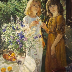Painting for sale online - Summer bouquet.