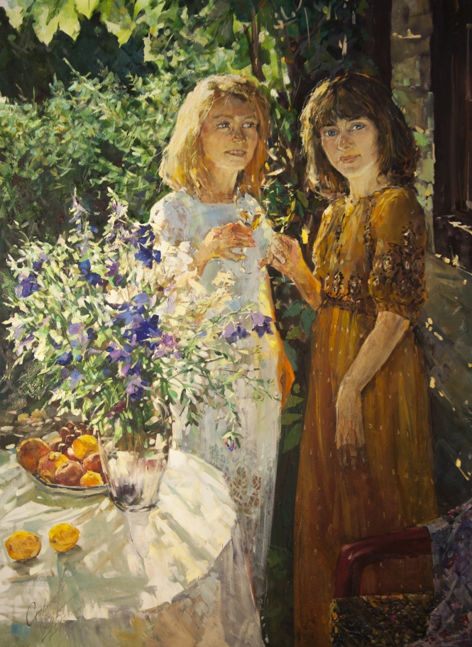 Painting for sale online - Summer bouquet.