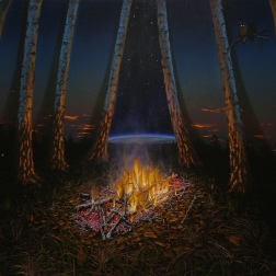 Painting for sale online - The Last Fire