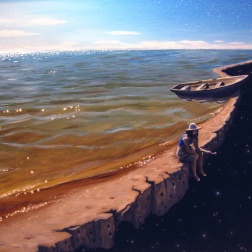 Painting for sale online - On the edge of reality