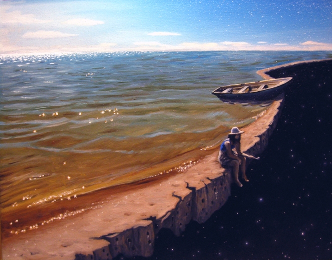 Painting for sale online - On the edge of reality