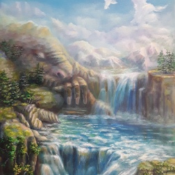 Painting for sale online - Where the dragons live