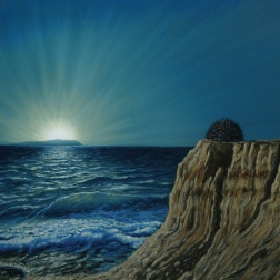 Painting for sale online - Hedgehog and the Sun