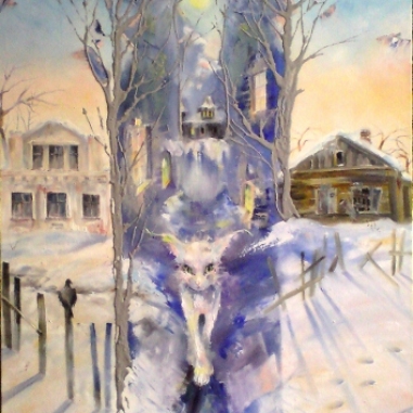 Painting for sale online - WHITE MEMORY. ROMANOV-GRAD