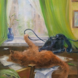 Painting for sale online - SPRING GAMES OF THE 50'S