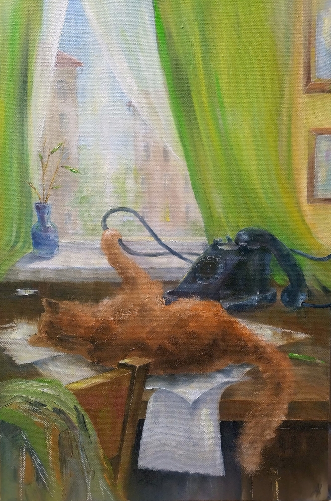 Painting for sale online - SPRING GAMES OF THE 50'S