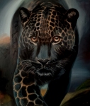 Painting for sale online - Black Leopard