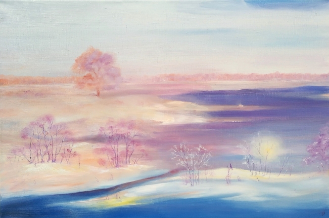 Painting for sale online - LILAC MORNING