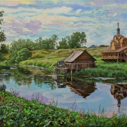 Painting for sale online - In Suzdal