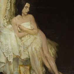 Painting for sale online - Silk and cotton