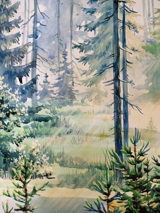 Painting for sale online - Path of Light