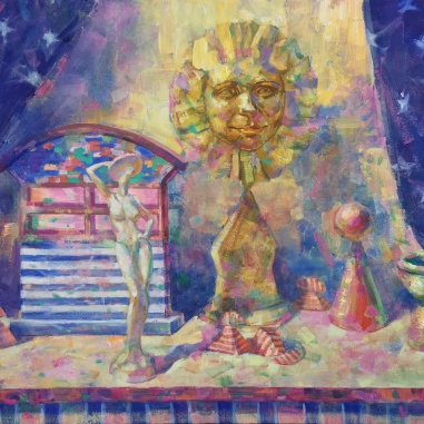 Painting for sale online - Series, Theatre. Behind the Magic Door