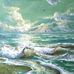 Painting for sale online - Seashore