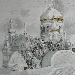 Painting for sale online - Cathedral of the Exaltation of the Cross. Perm