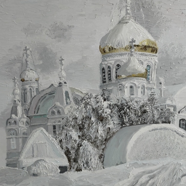 Painting for sale online - Cathedral of the Exaltation of the Cross. Perm