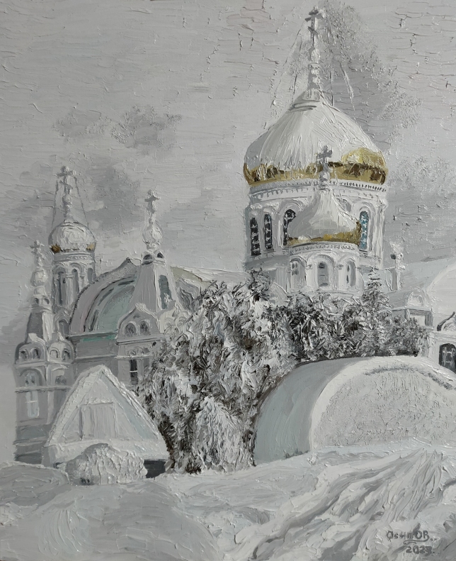 Painting for sale online - Cathedral of the Exaltation of the Cross. Perm