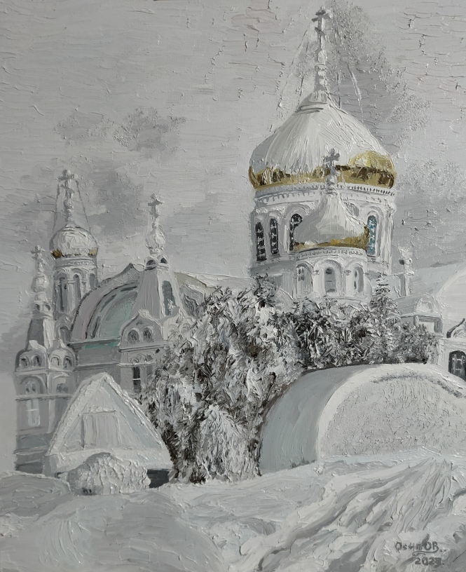 Painting for sale online - Cathedral of the Exaltation of the Cross. Perm
