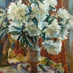 Painting for sale online - Peonies antique