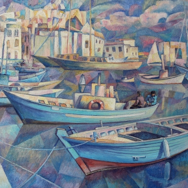 Painting for sale online - Harbor