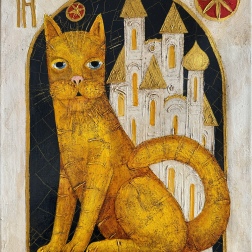 Painting for sale online - Cat