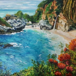 Painting for sale online - The smell of grass in the salty wind