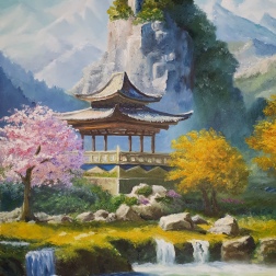 Painting for sale online - Where spring and autumn met