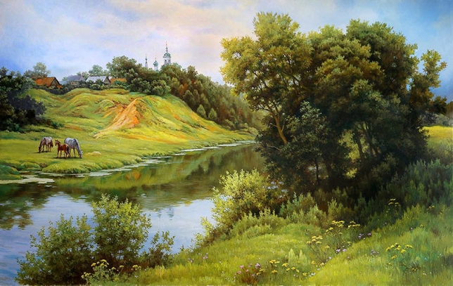 Painting for sale online - After the rain