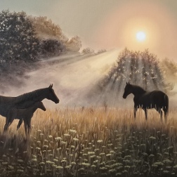 Painting for sale online - Foggy morning
