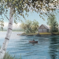Painting for sale online - Fishing place