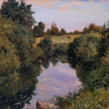 Painting for sale online - Study of a Morning River