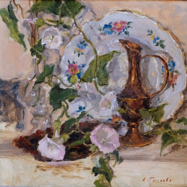 Painting for sale online - Still life with bindweed