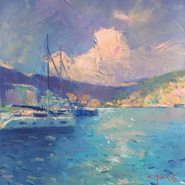 Painting for sale online - Morning in the bay