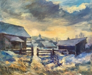 Painting for sale online - Evening in Taltsy
