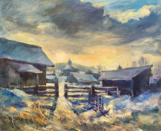 Painting for sale online - Evening in Taltsy