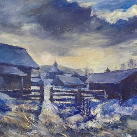 Painting for sale online - Вечер в Тальцах