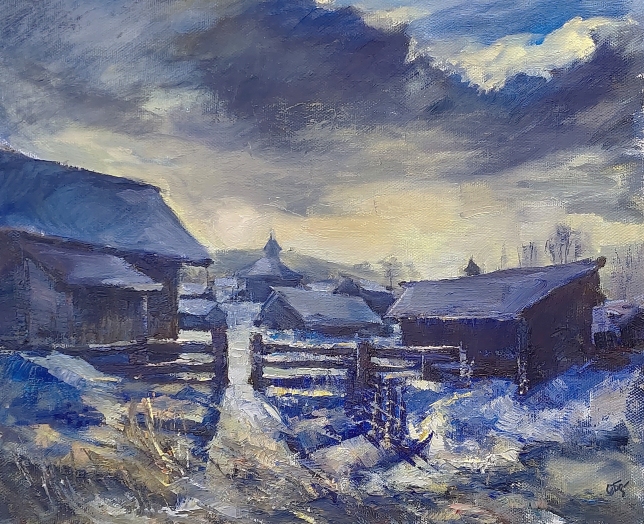 Painting for sale online - Вечер в Тальцах