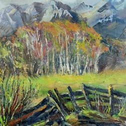 Painting for sale online - Весна в деревне