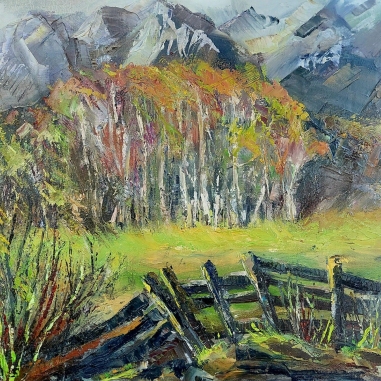 Painting for sale online - Весна в деревне