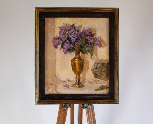 Painting for sale online - Still life with a bouquet of lilacs