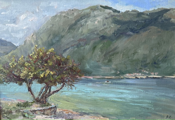 Painting for sale online - Turquoise freshness