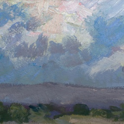 Painting for sale online - Sunset in Dagestan