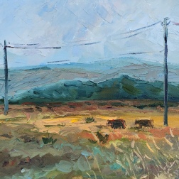 Painting for sale online - The vastness of Dagestan