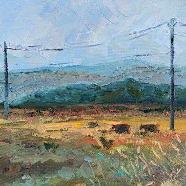 Painting for sale online - The vastness of Dagestan