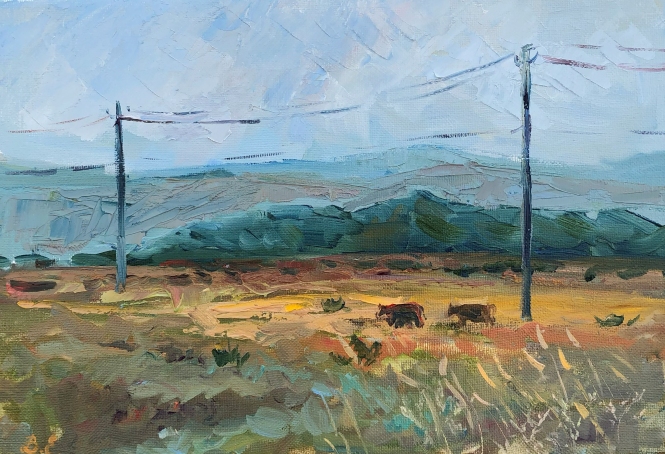 Painting for sale online - The vastness of Dagestan