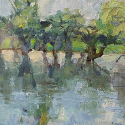 Painting for sale online - Flooded trees