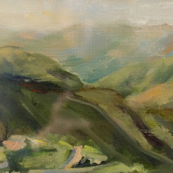 Painting for sale online - Mountains of Dagestan